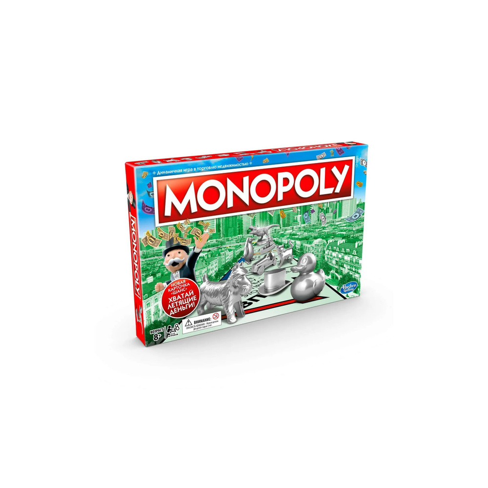 Настольная игра Монополия / Monopoly Hasbro оригинал (лицензия)  #1