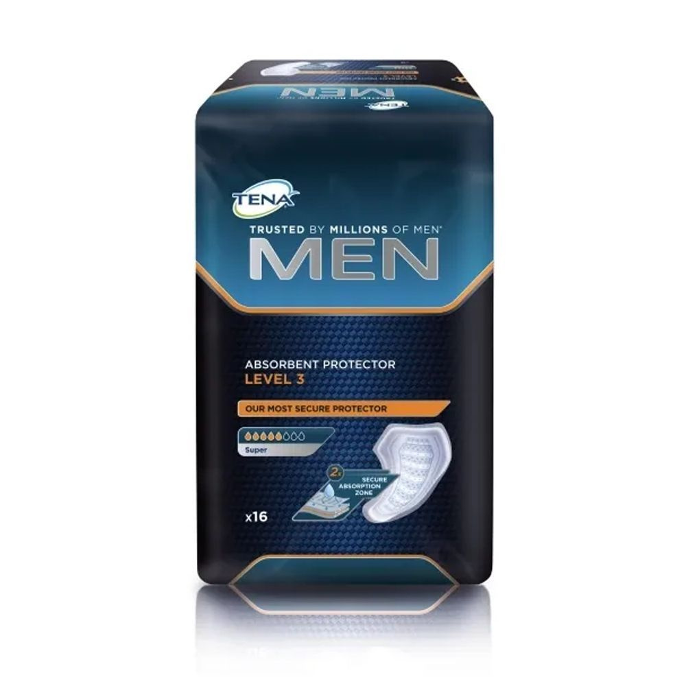 Прокладки урологические для мужчин Tena Men Level 3 Super, 5 капель, 800 мл, 1 упаковки, 16 штук  #1