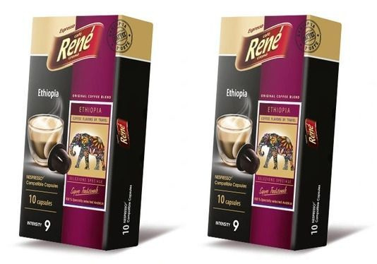 RENE Кофе Ice Coffee, стандарт Nespresso, 10 капсул, 2 уп #1