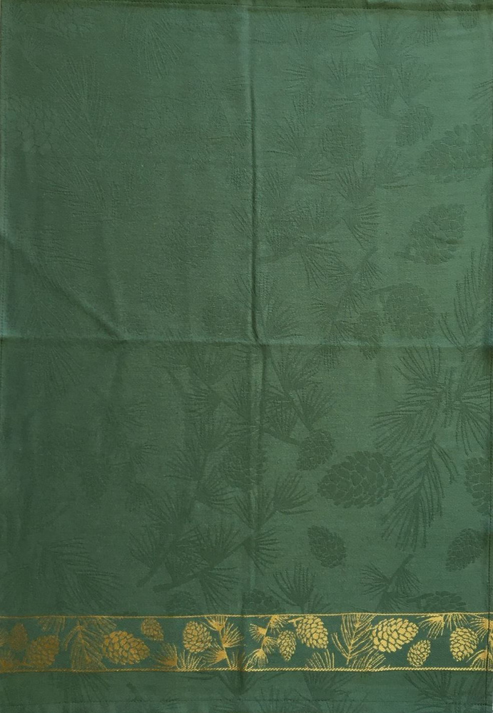 Полотенце гладкотканное Сосна Зелёный 50х70 #1