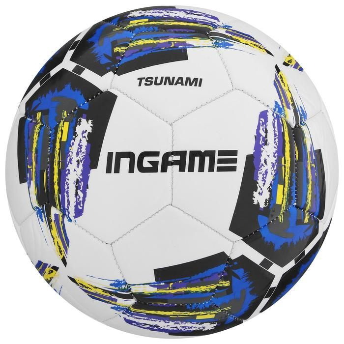 INGAME Футбольный мяч, 5 размер, синий #1