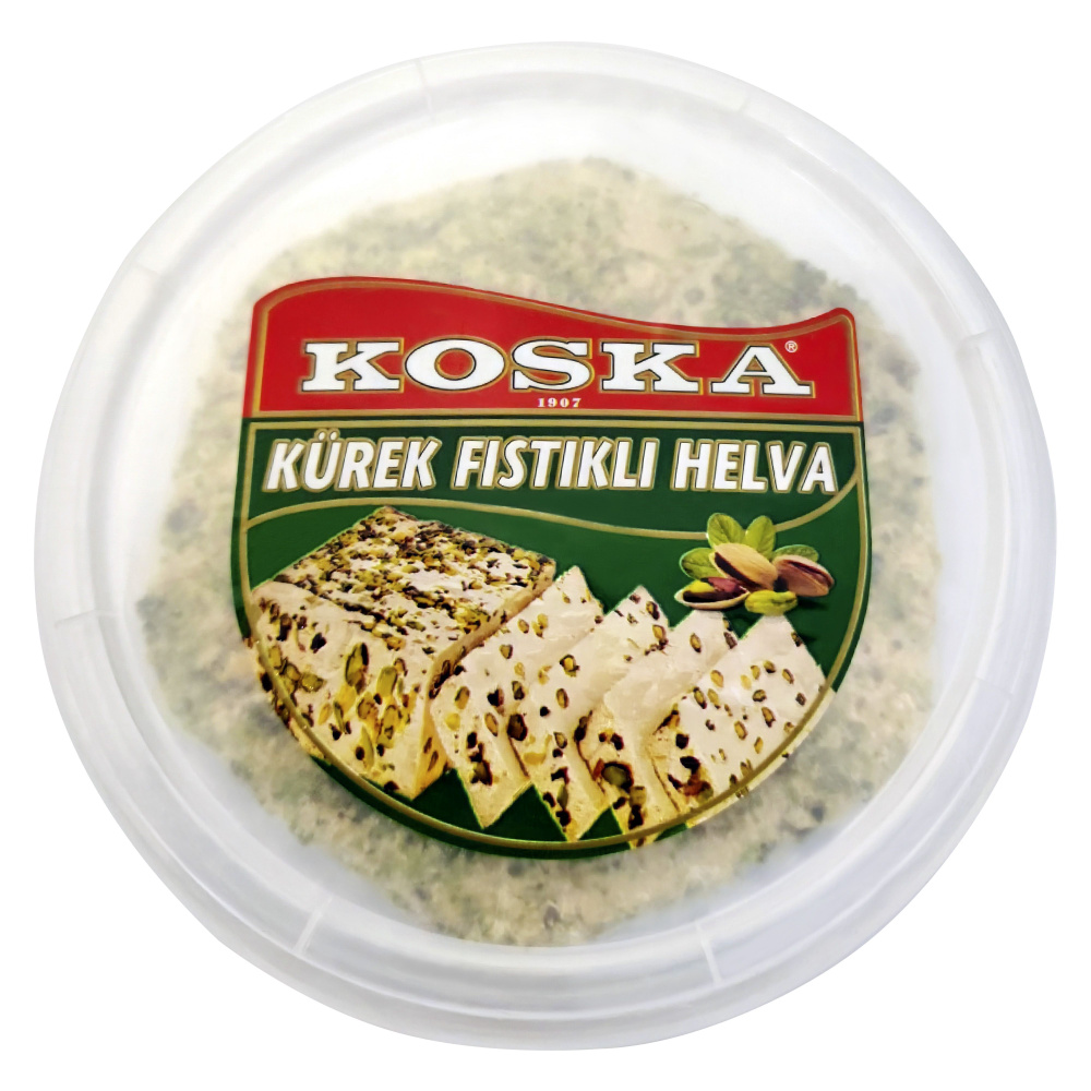 Халва кунжутная с фисташками, Koska, Antep fistikli helva, 400г #1