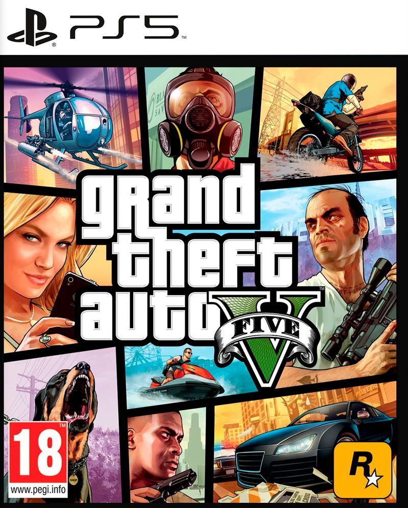 Игра Grand Theft Auto V (GTA 5) (русские субтитры) (PS5) #1