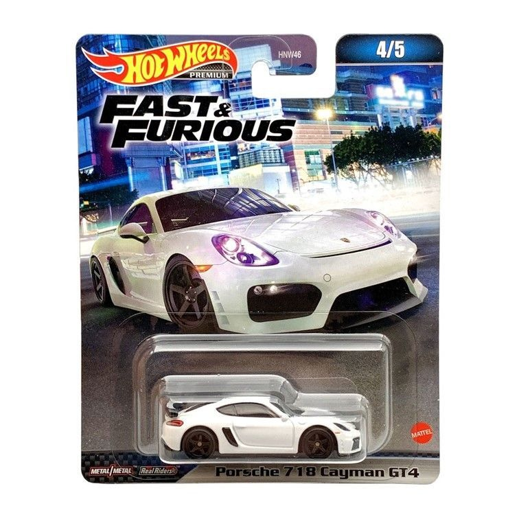 HNW46-HKD20 Машинка игрушка Hot Wheels Premium Fast & Furious Форсаж металлическая коллекционная Porsche #1