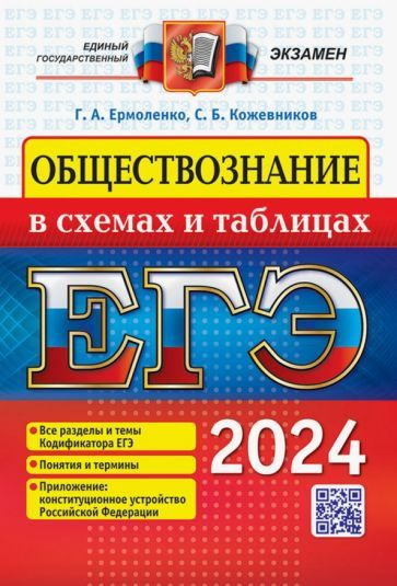 Ермоленко, Кожевников - ЕГЭ 2024. Обществознание в схемах и таблицах. Все разделы и темы Кодификатора #1