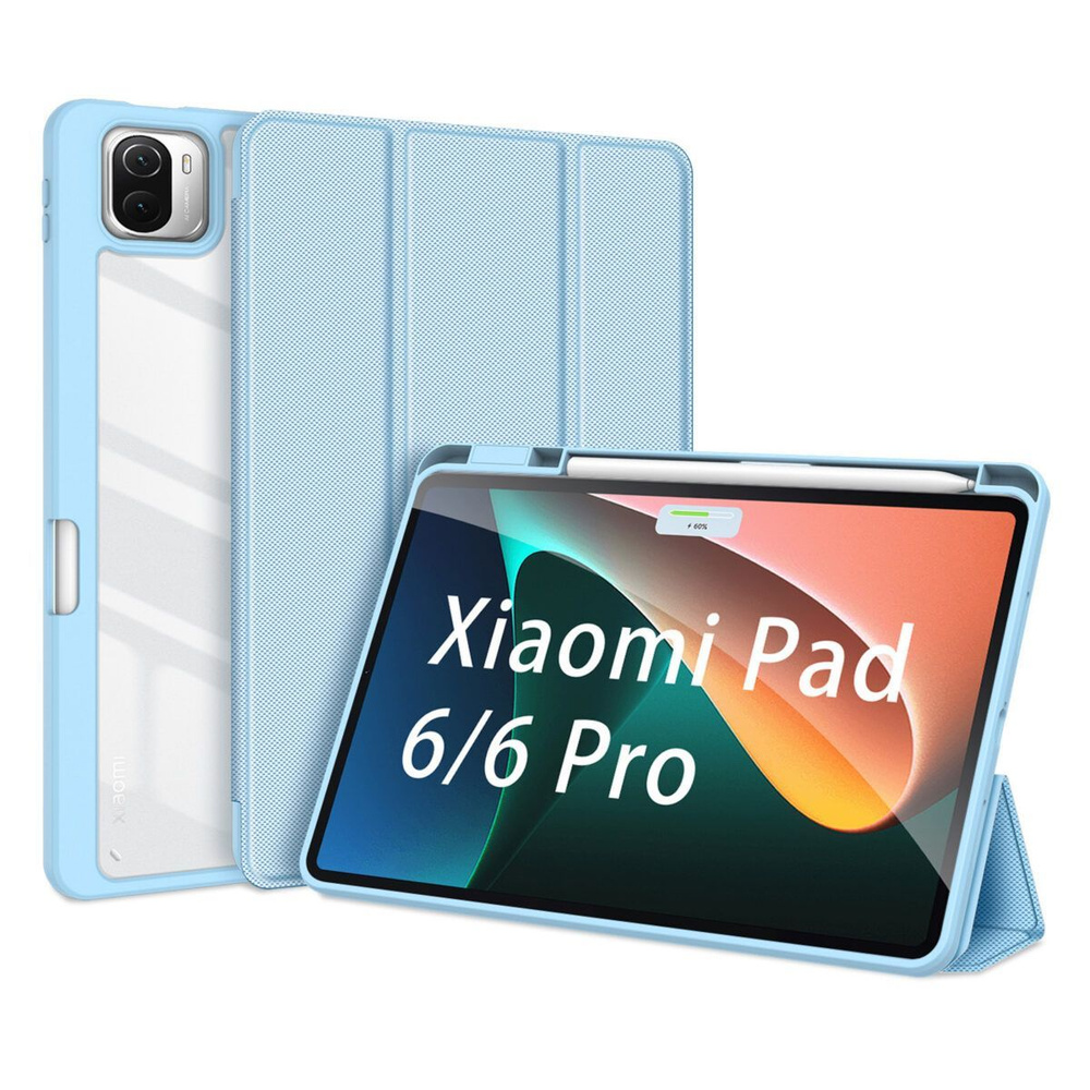 Чехол книжка Dux Ducis для Xiaomi Pad 6 / 6 Pro, Toby series голубой #1