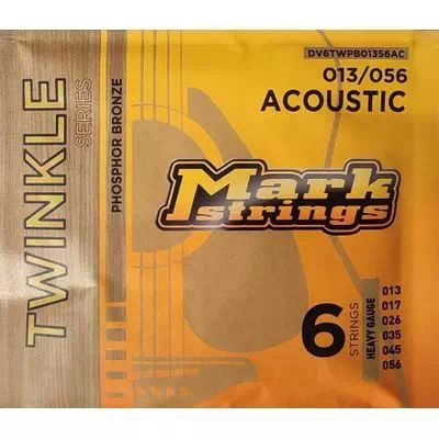 Струны для акустической гитары Markbass Twinkle Series DV6TWPB01356AC #1