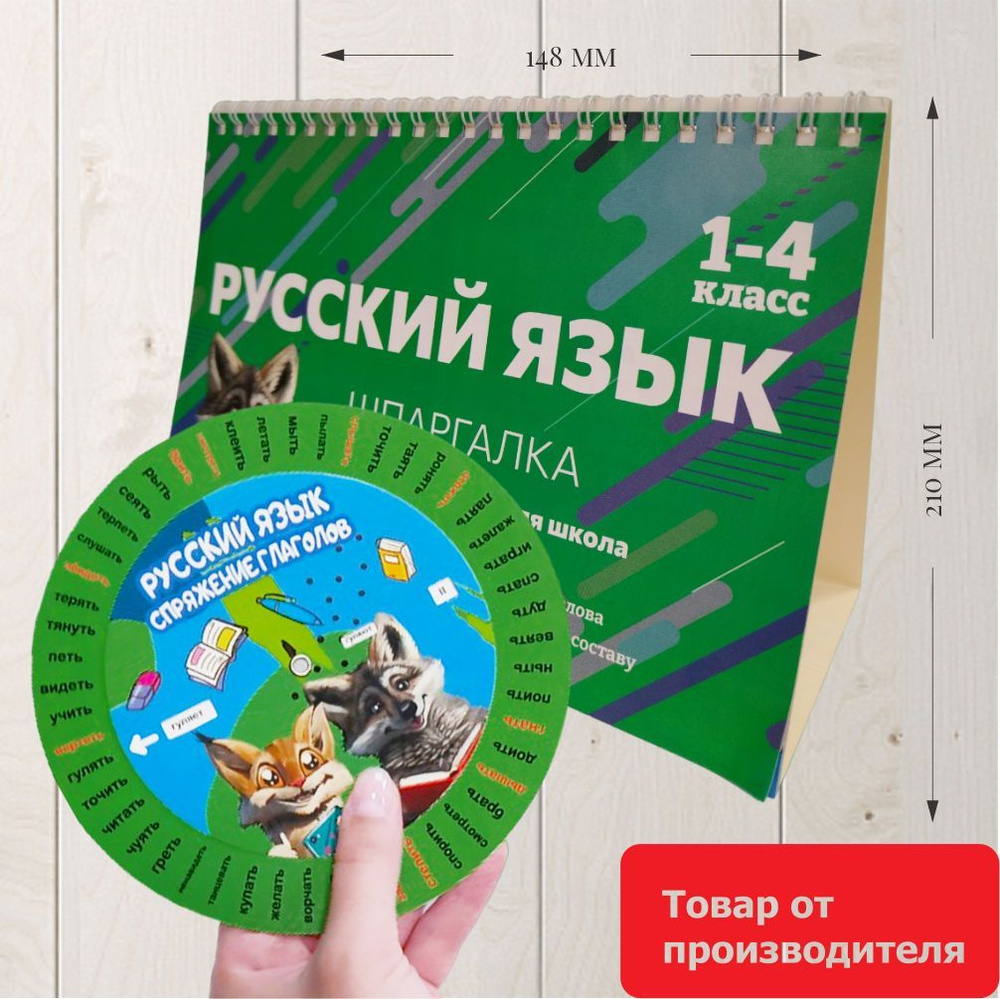 Набор шпаргалок "Русский язык 1-4 класс" #1