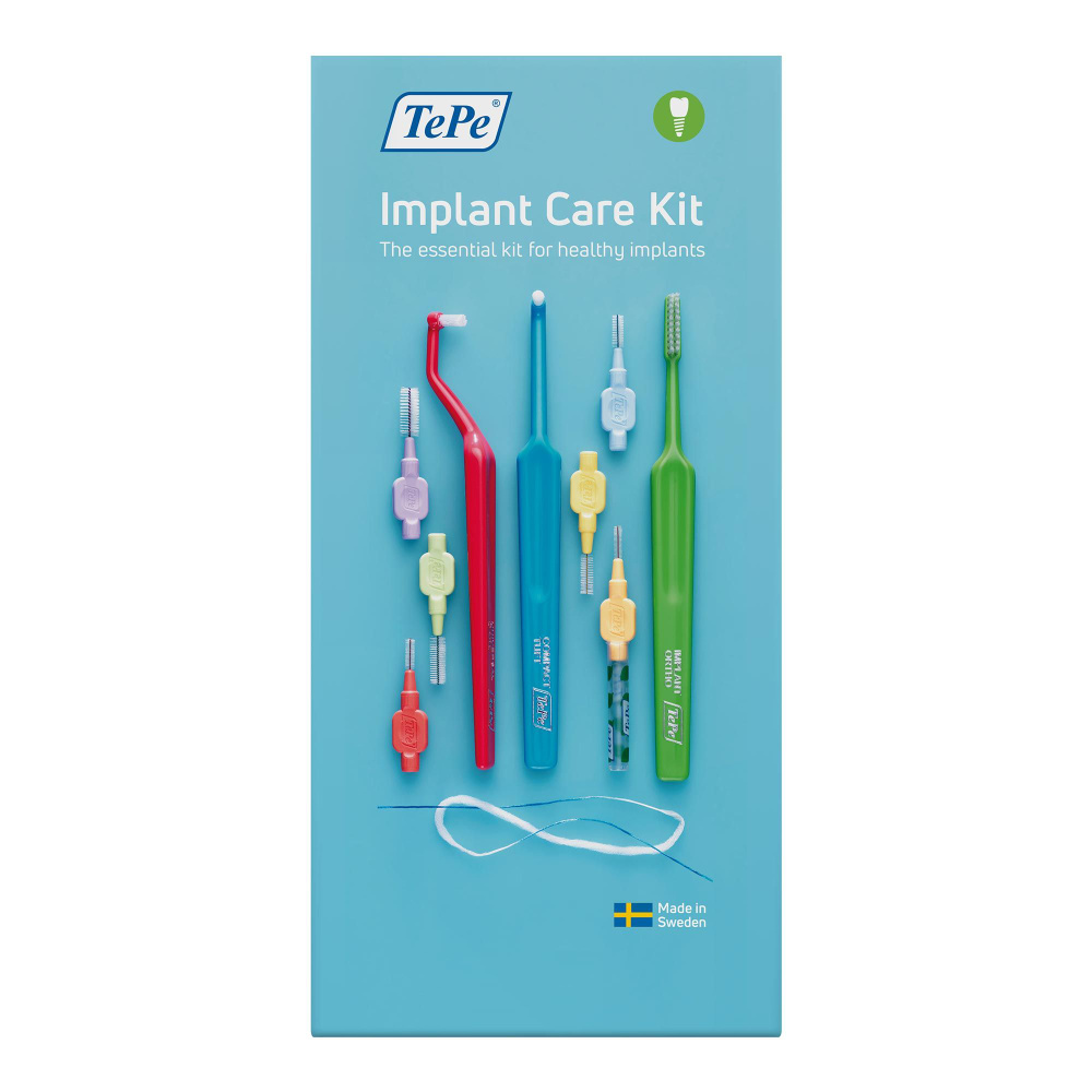 Набор для ухода за имплантатами. TePe Implant Care Kit #1