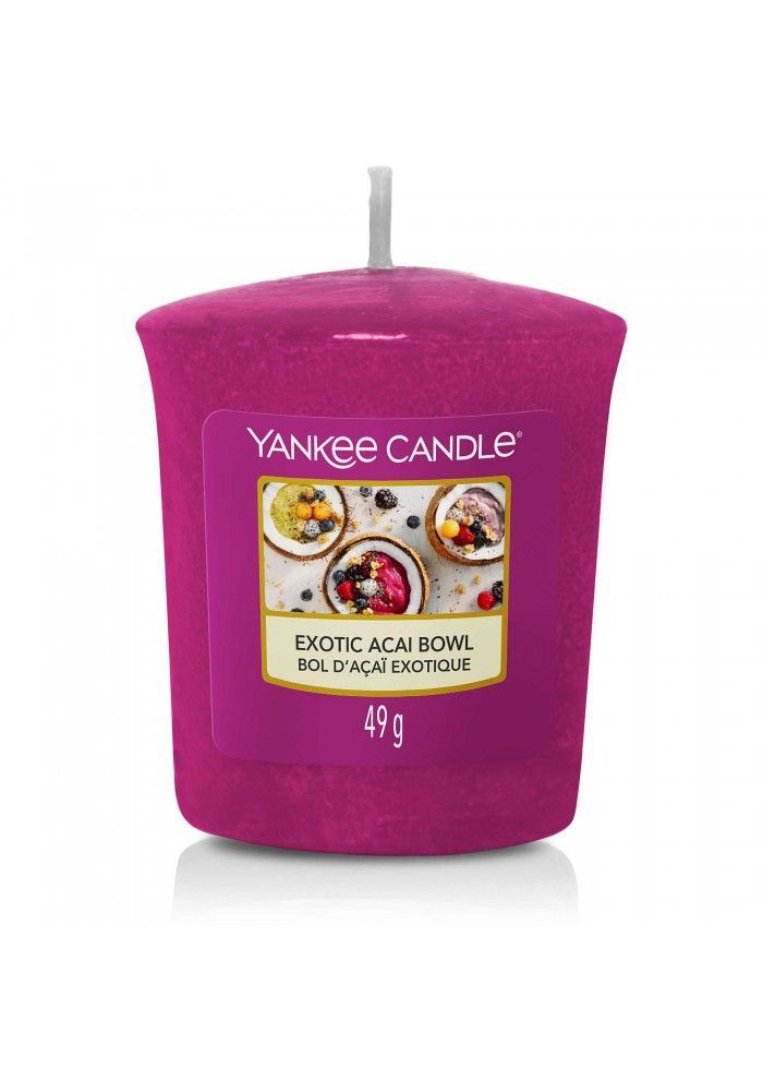 Yankee Candle Свеча ароматическая "Экзотические ягоды", 6 см х 6 см, 1 шт  #1