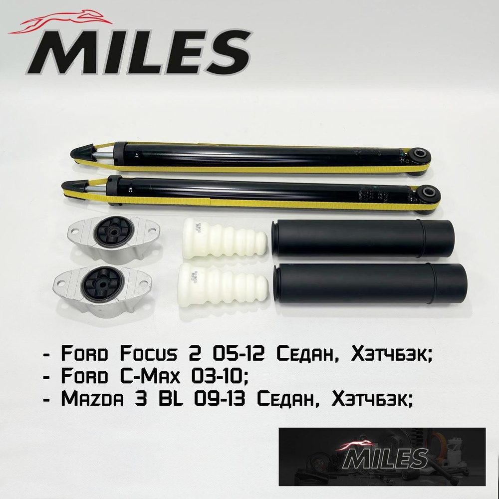 Задние амортизаторы Miles для Ford Focus 2 Форд Фокус 2 #1