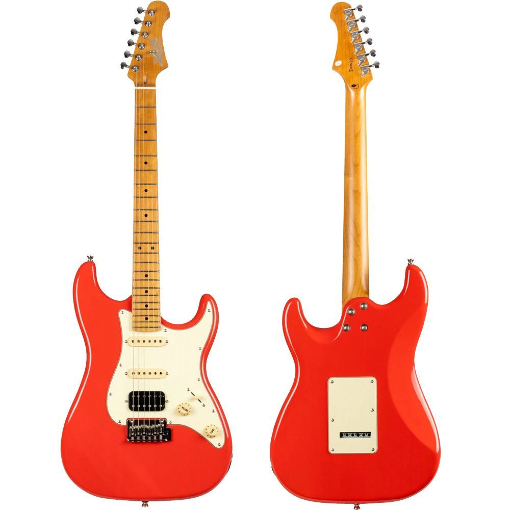 Электрогитара JET JS-400 CPK, Stratocaster, цвет коралловый #1