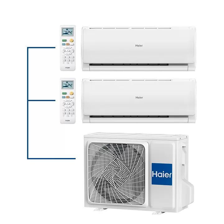 Mультисплит-система Haier LEADER Super Match DC Inverter 2* AS12TS6HRA-M / 2U50S2SM1FA  #1