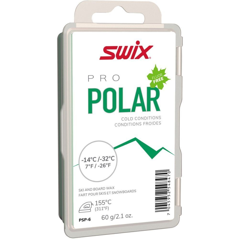 Парафин SWIX PS POLAR, -14C/-32C, 60гр. #1