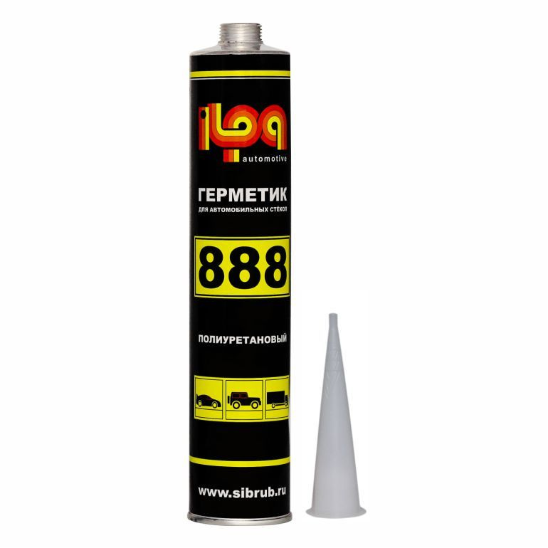 Полиуретановый герметик для вклейки стекол ILPA 888 / Черный / 310 мл.  #1