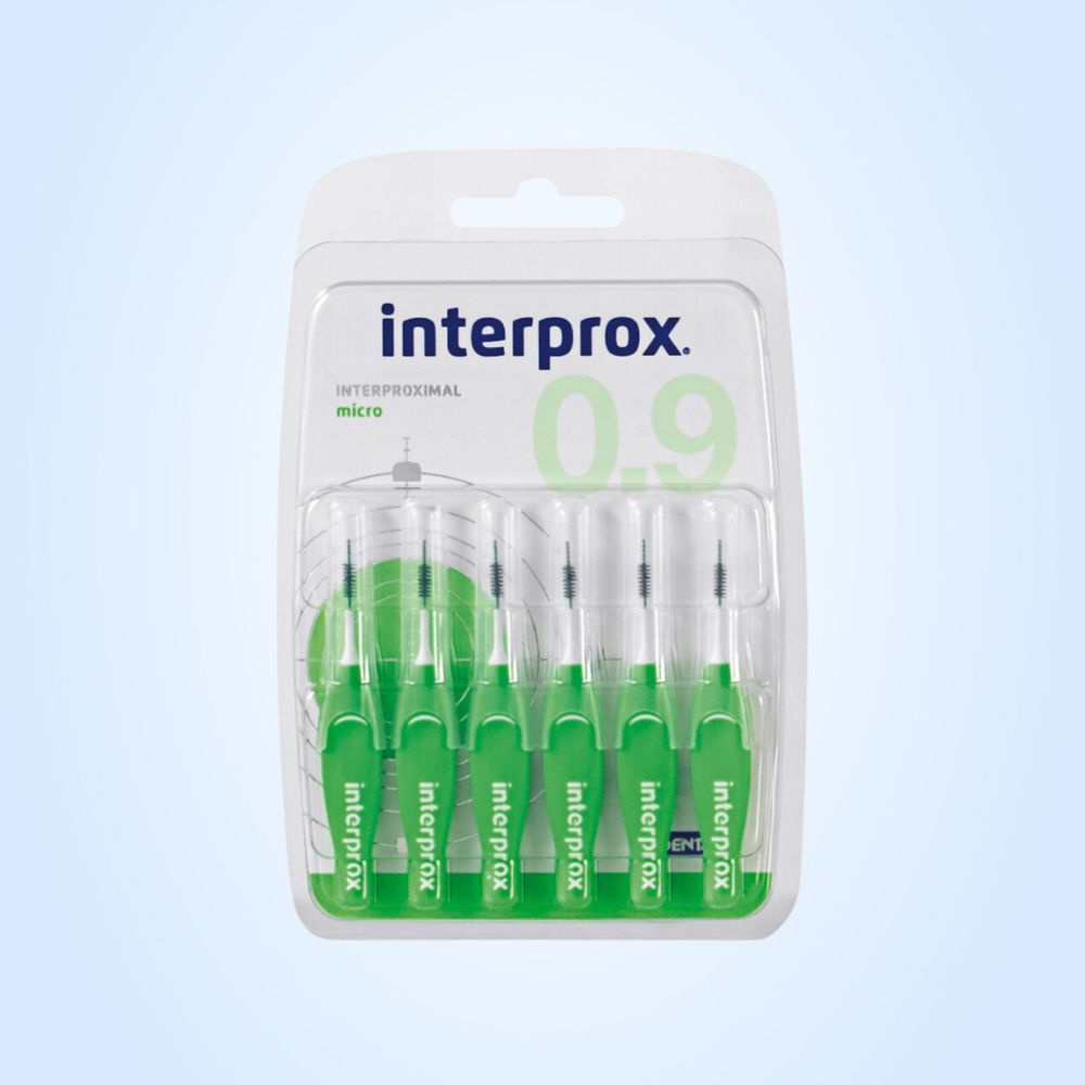 Межзубные ершики Interprox 4G Мягкая ручка micro 0,9 мм, 6 шт #1