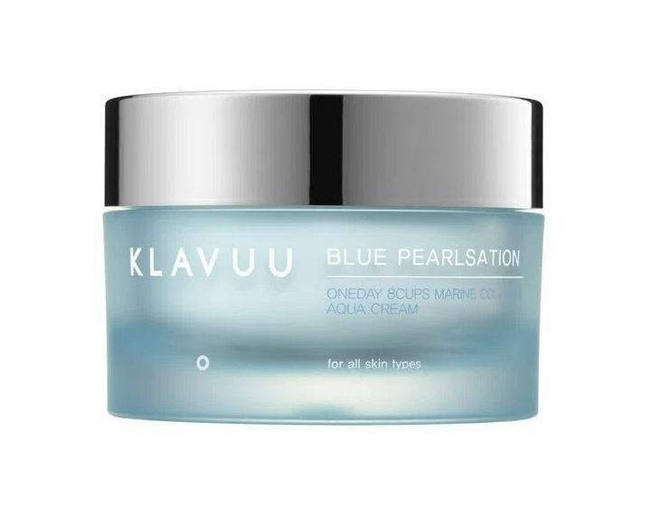 Klavuu / Увлажняющий крем для лица Blue Pearlsation One Day 8 Cups Marine Collagen Aqua Cream 50 мл  #1