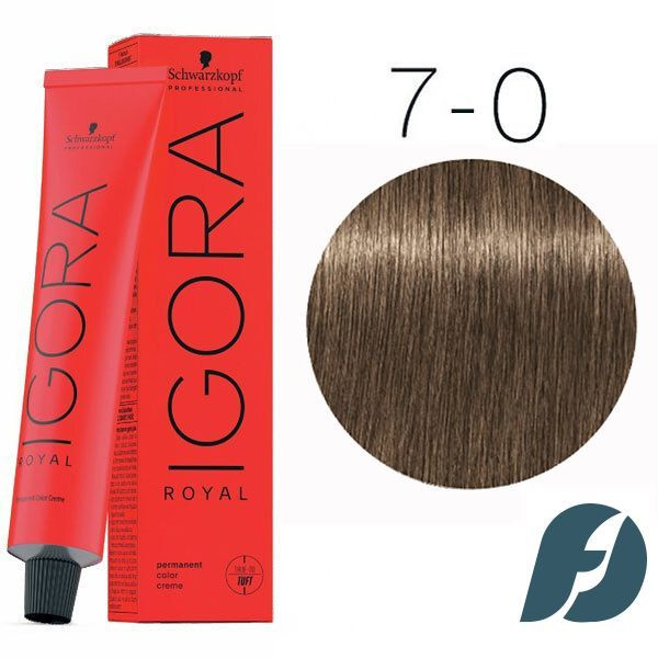 Schwarzkopf Professional Igora Royal Крем-краска для волос 7-0, 60 мл #1