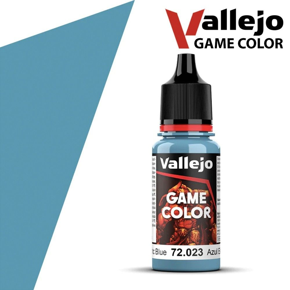 Краска для сборных моделей Vallejo, серия Game Color, цвет 72.023 Electric Blue  #1