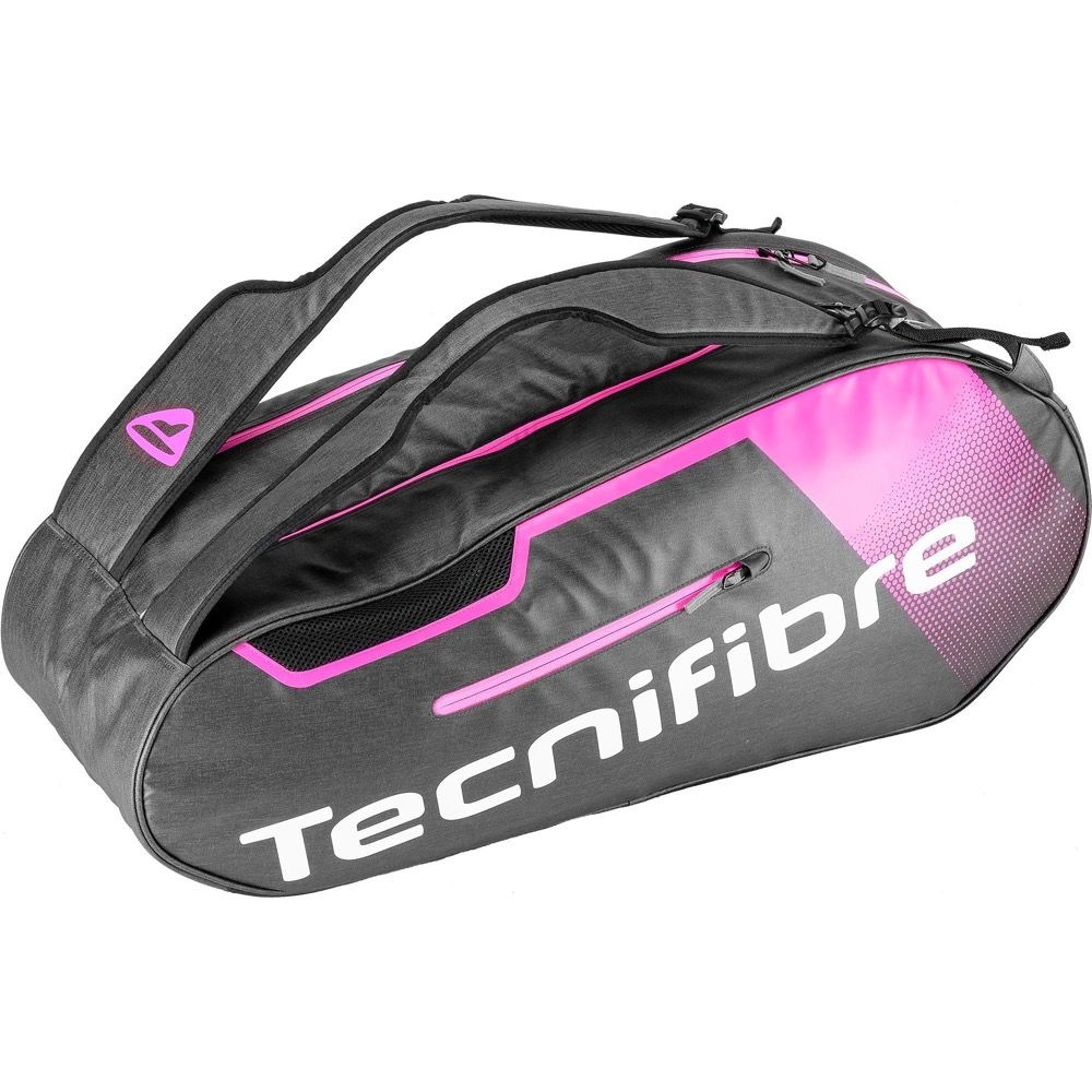 Теннисная сумка Tecnifibre Endurance (6 ракеток) Grey/Pink #1