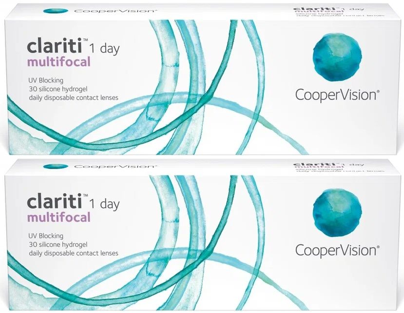 Clariti 1 Day Multifocal 0.00 / HIGH (ADD от +2.50 до +3.00) / 14.1 / 8.6, 60 штук (2 пачки по 30 линз), #1