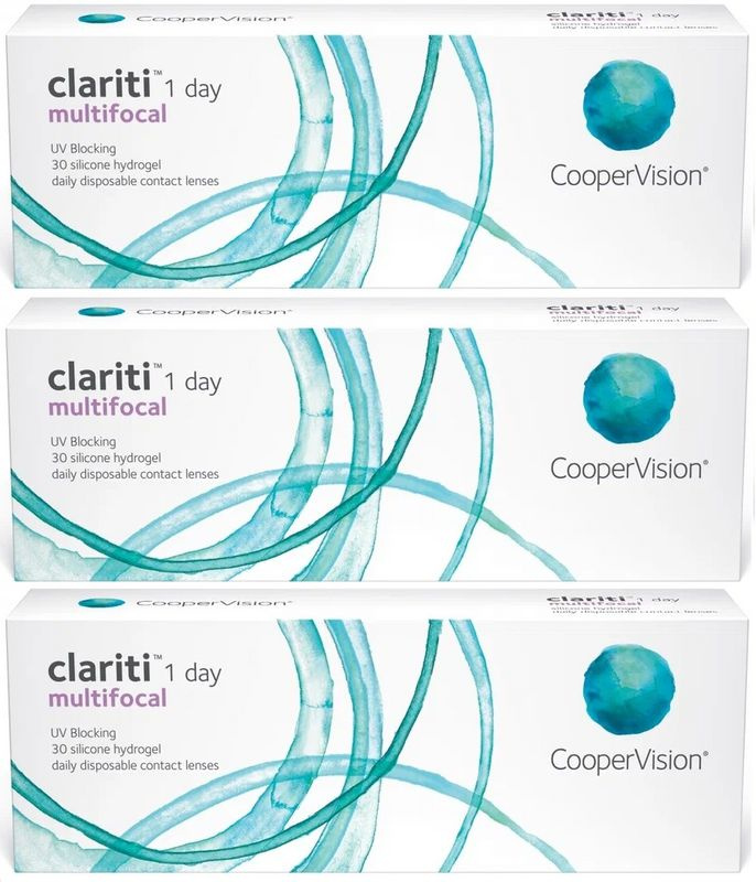 Clariti 1 Day Multifocal -2.50 / HIGH (ADD от +2.50 до +3.00) / 14.1 / 8.6, 90 штук (3 пачки по 30 линз), #1