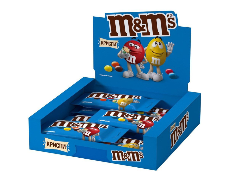 Драже M&M's криспи, 36г x 32 шт. #1