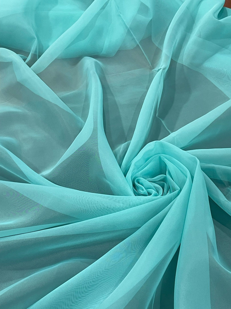 Вуаль на отрез, ткань интерьерная тюлевая для пошива штор тюль вуаль, на отрез от 1м, высота 300см, без #1