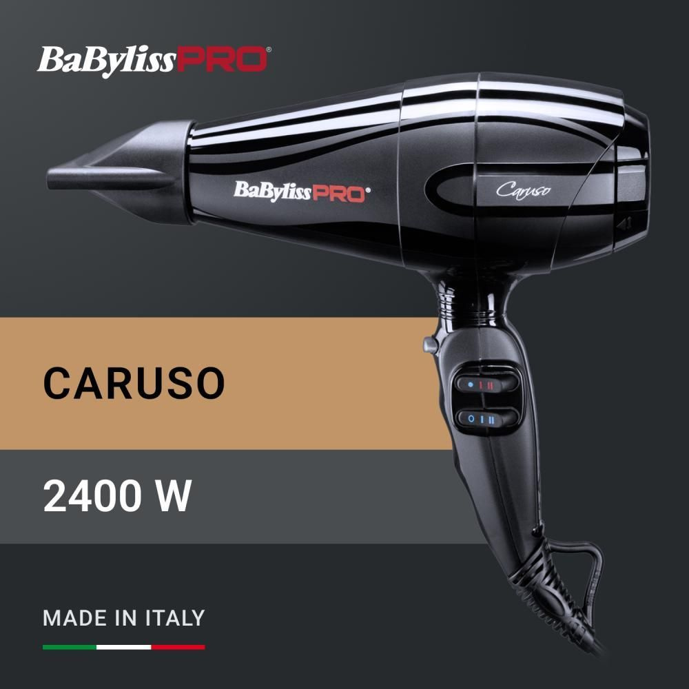 Профессиональный фен BaByliss Pro Caruso BAB6520RE (Италия), 2400 Вт #1