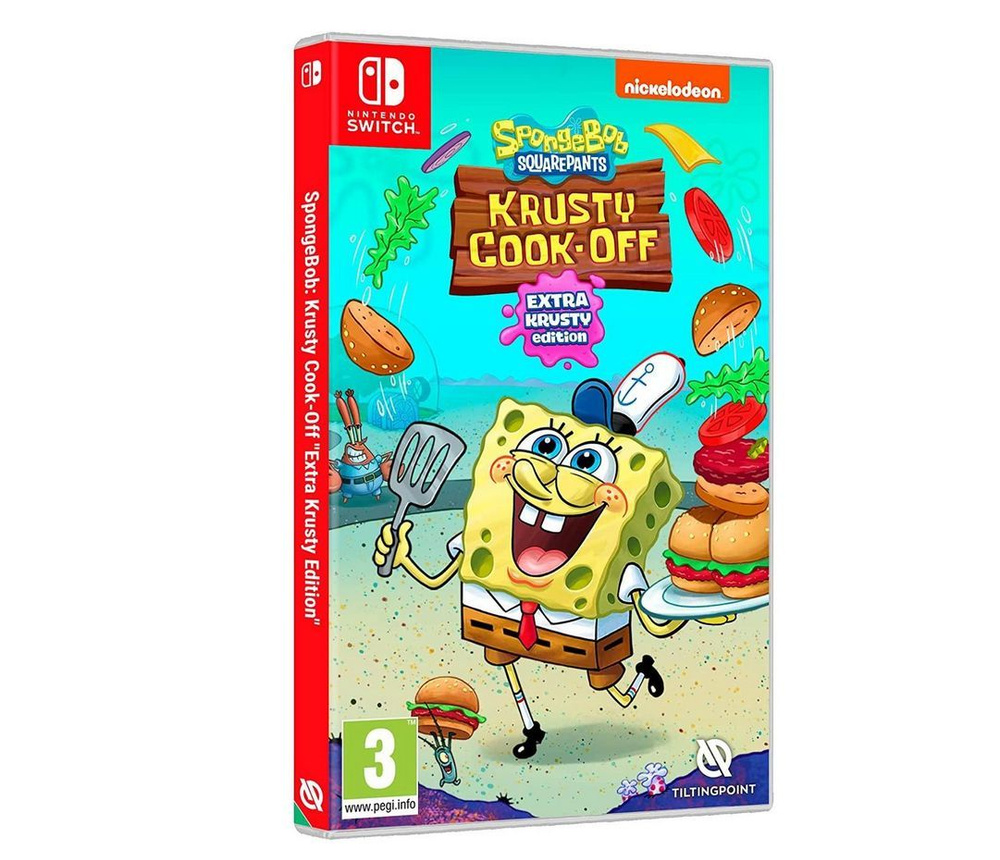 Игра Игра Nintendo Switch: SpongeBob: Krusty Cook-Off. Extra Krusty Edition (Картридж) (Nintendo Switch, #1