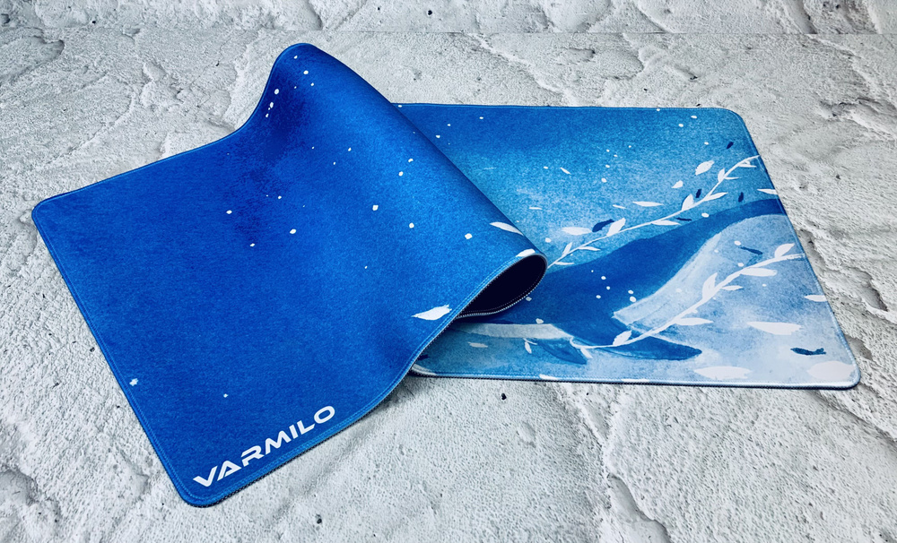 Varmilo Игровой коврик для мыши Sea Melody__001, XXL, белый, голубой #1