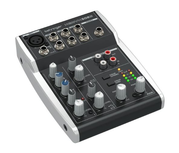 Behringer XENYX 502S - микшерный пульт, 5 входов, 2 шины выходов, предусилители XENYX  #1