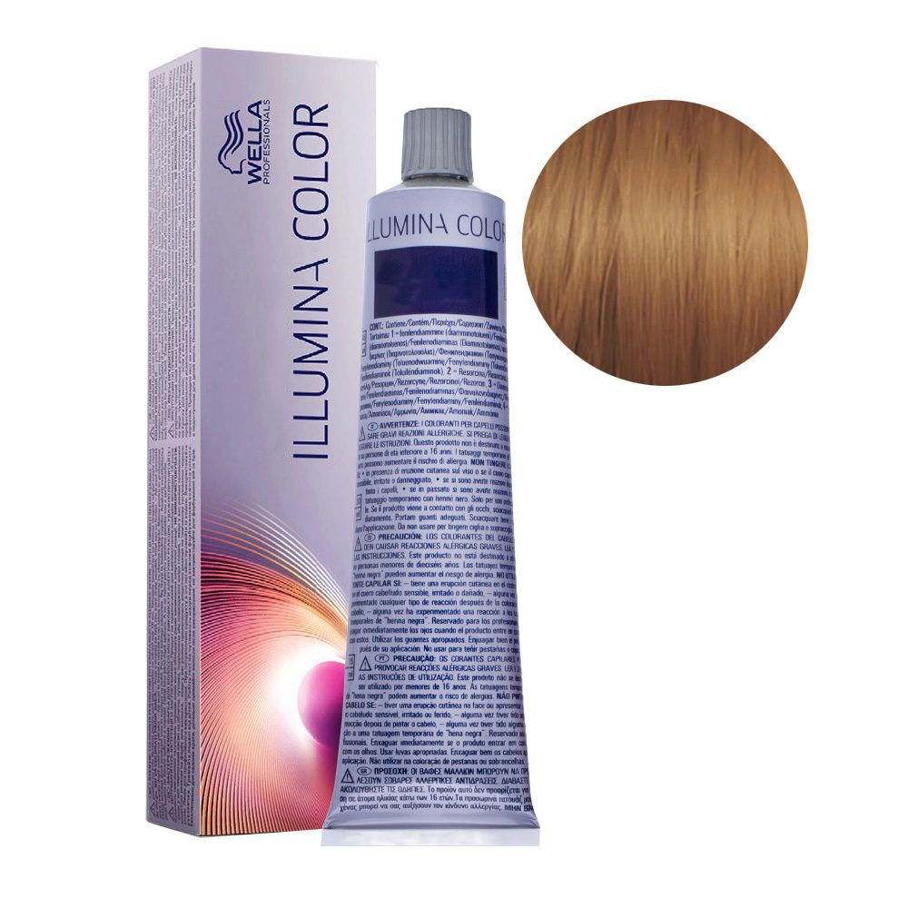 Wella Professionals Illumina Color Стойкая крем-краска для волос 7/3 блонд золотистый 60 мл  #1