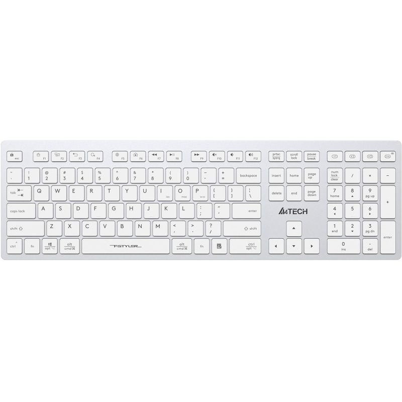 Клавиатура A4Tech Fstyler FBX50C белый USB BT #1