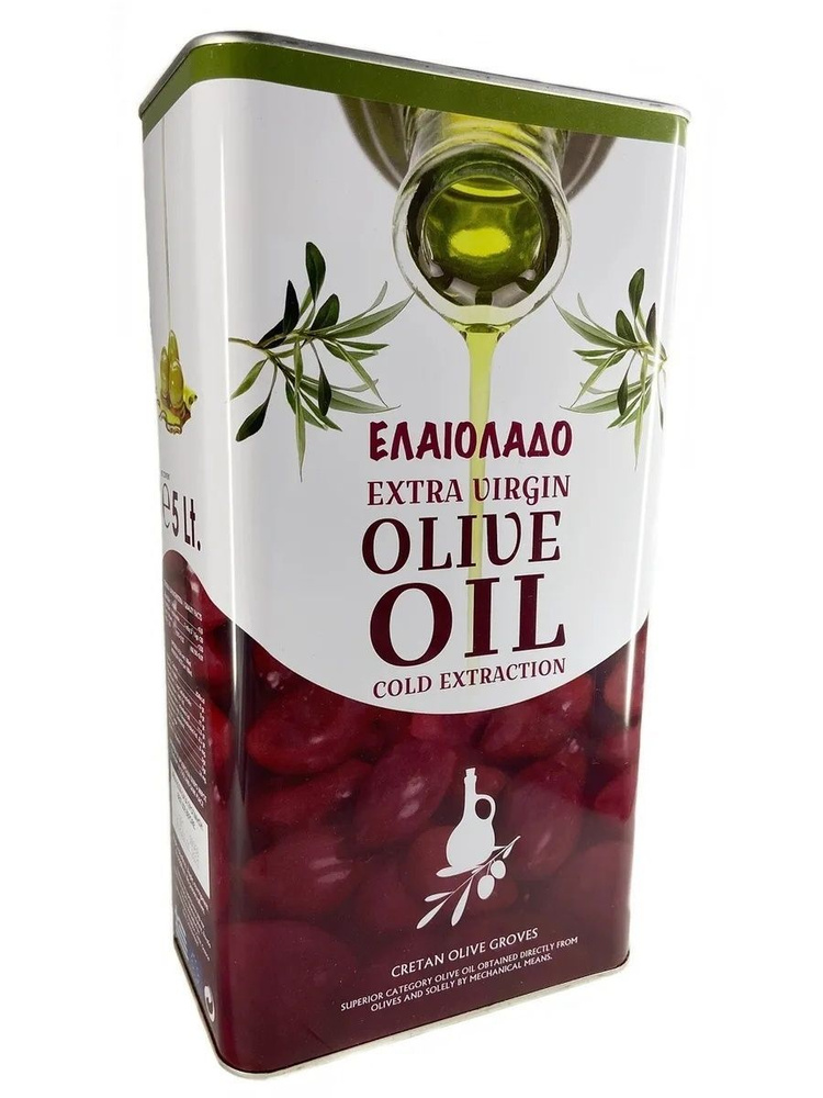 Оливковое масло "ELAlOLADA" Extra Virgin Olive Oil. Греция , 5л #1