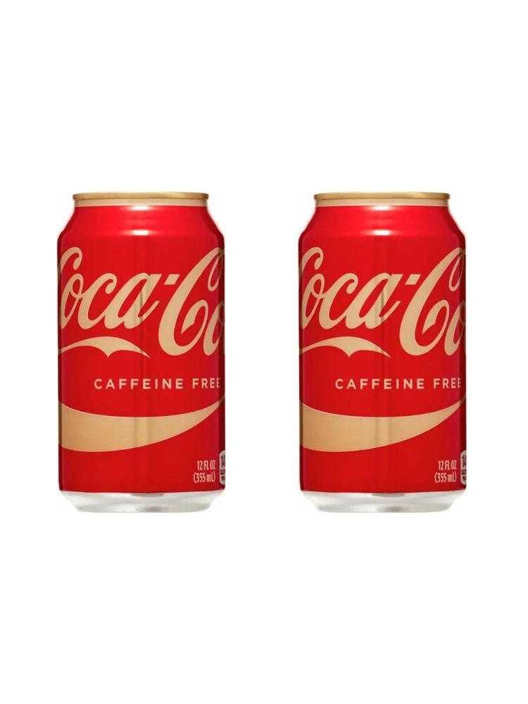Газированный напиток Coca Cola Caffeine Free без кофеина, 355мл , 2шт ...