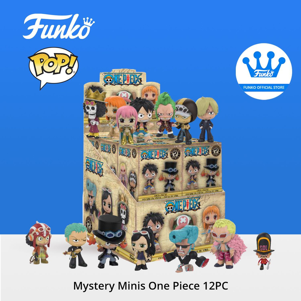 Фигурка Funko Mystery Minis One Piece 1 штука в ассортименте/ Фанко ПОП  мини по мотивам аниме One piece - купить с доставкой по выгодным ценам в  интернет-магазине OZON (1196548921)