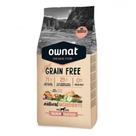 Grain Free Just Сухой корм беззерновой для собак, с лососем и морепродуктами, 3 к  #1