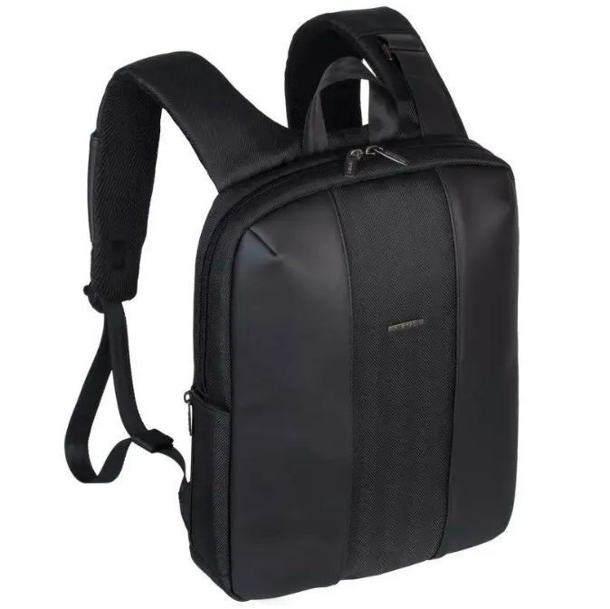 Рюкзак для ноутбука 14" Riva 8125 цвет черный материал полиуретан,полиэстер женский дизайн (411958)  #1