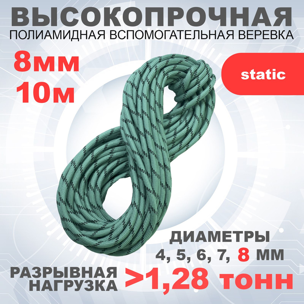 АзотХимФортис Шнур для альпинизма, 10 м #1