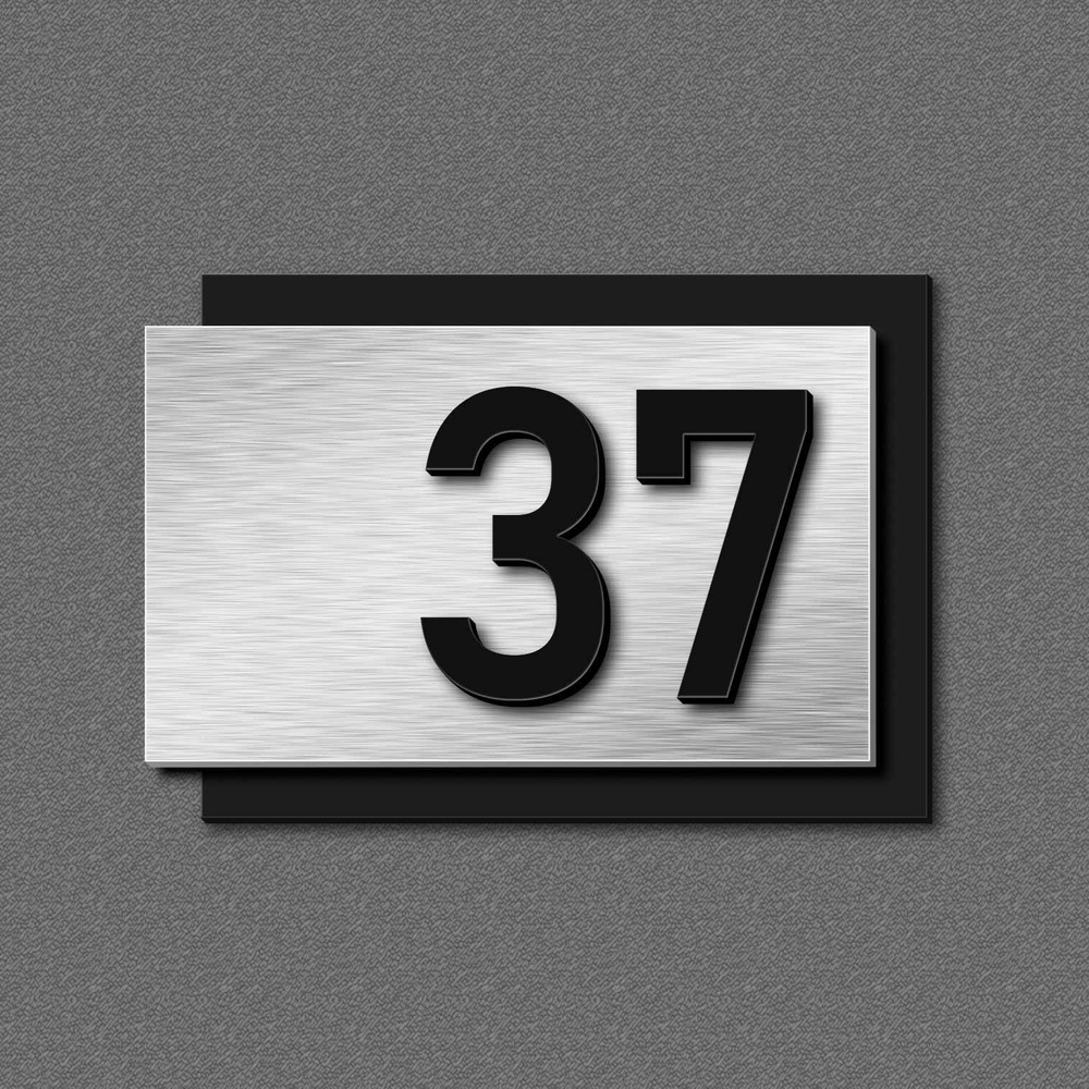 Цифры на дверь, табличка с номером 37 #1