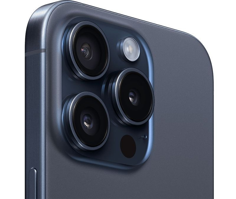 Муляж телефона на iPhone 15 Pro Max Blue Titanium с логотипом / Образец для витрины Айфон 15 Про Макс #1