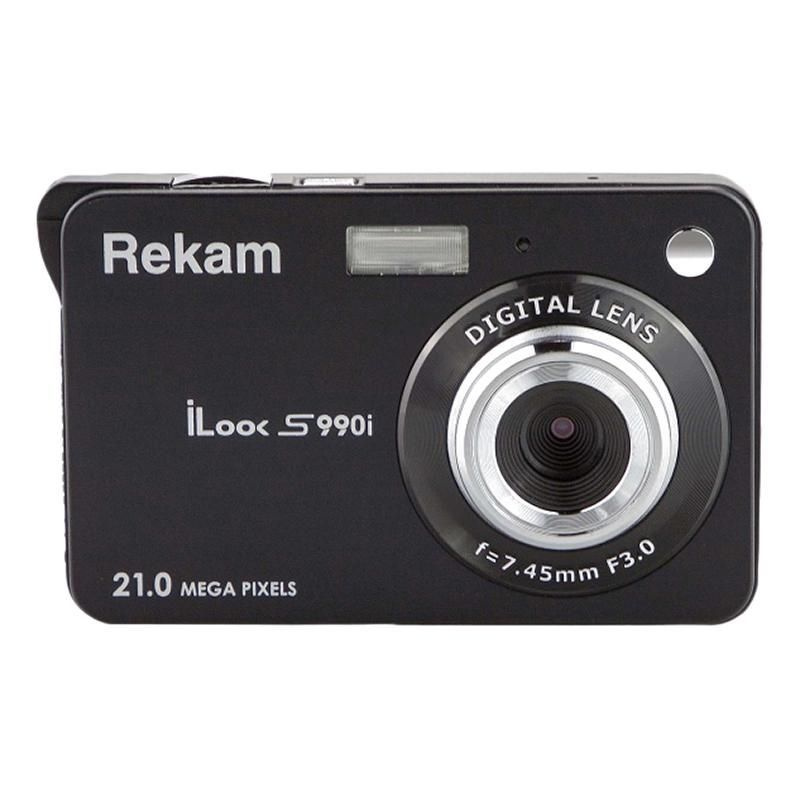 Фотоаппарат Rekam iLook S990i black metallic #1