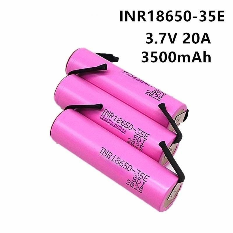 2-40 шт.Оригинал аккумулятор 18650 3.7V Мощность 3500 мАч 25А разряд ...