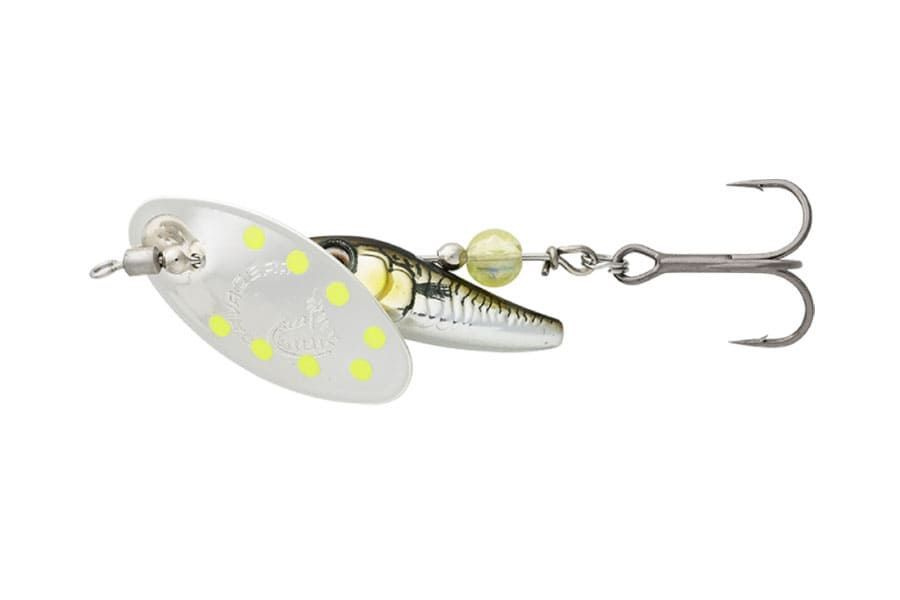 Вертушка Savage Gear Sticklebait Spinner №2, 7.3g, Green Silver Ayu #1