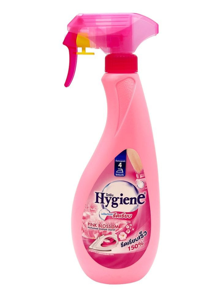 HygienE Средство для облегчения глажения парфюмированное аромат Розовый бутон (550мл) Smooth Starch Pink #1