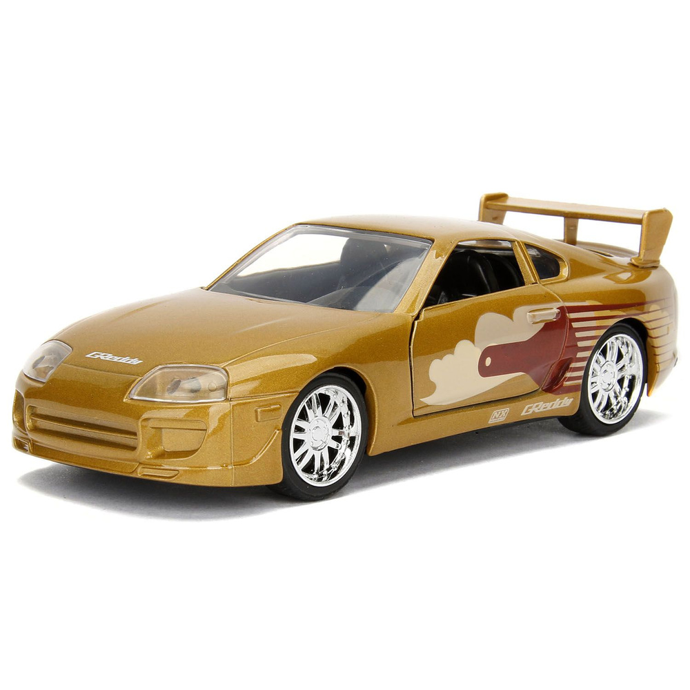 Модель Машинки Форсаж 1:32 FF 1995 Toyota Supra - Gold 99542 #1