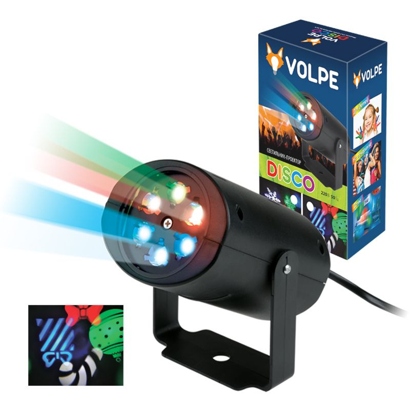 Светодиодный светильник-проектор Volpe ULI-Q306 4W-RGB BLACK XMAS #1