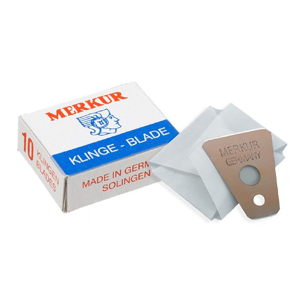 Лезвия для бритья MERKUR для контурного станка 907000, 10 лезвий в картонной коробке 908100  #1