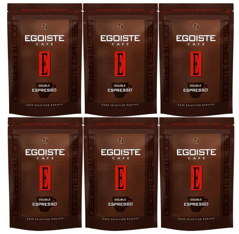 Эгоист кофе растворимый сублимированный, Egoiste Double Espresso,6х70г  #1